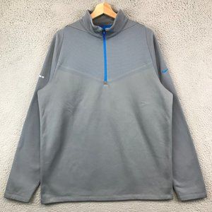 Nike Golf Pullover Mens L 1/4 Zip Tour Performance‎ Grey